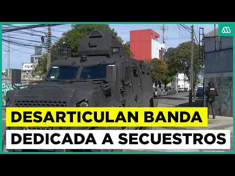 PDI desarticuló banda ligada al Tren de Aragua: 18 detenidos por secuestros, drogas y homicidios