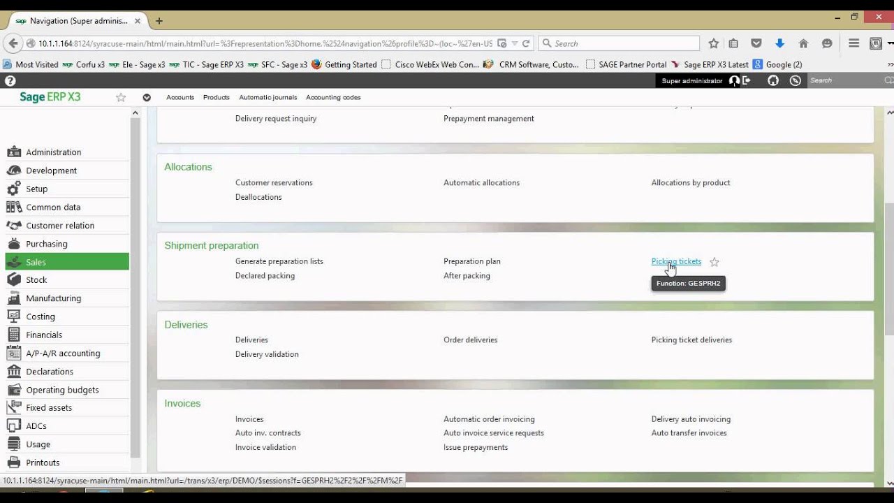 Picking and Packaging in Sage x3 YouTube