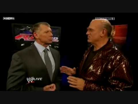 WWE RAW 11/23/2009: Vince McMahon & Jesse Ventura ...