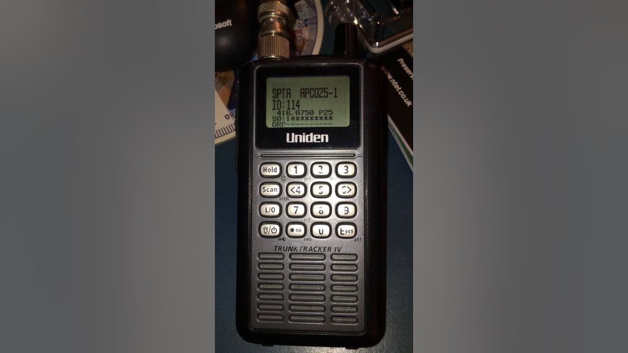 Uniden 396T Trunk Tracker IV ACPO25 - YouTube