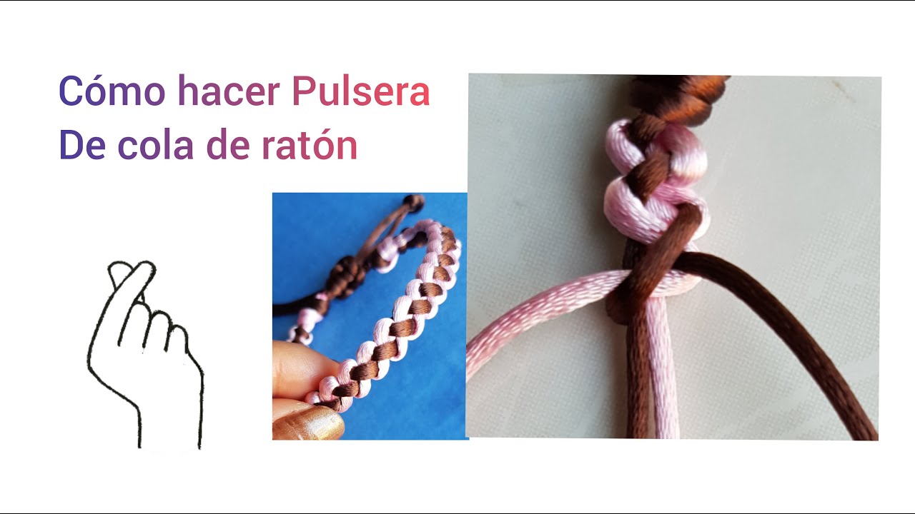 Pulseras en macramé de cola de raton 1 mm hiper suaves ☁️