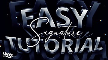 Easy and Quick Signature Tutorial