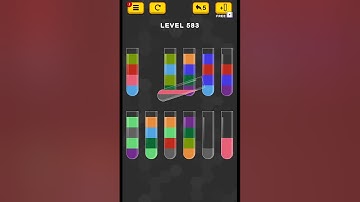 #new Water Color Sort Puzzle level 583 #WaterColorSortPuzzle #game #games