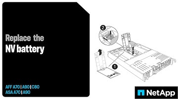 How to replace the NV Battery on the AFF A70 and AFF A90 family of systems