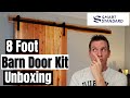 Smartstandard 8ft Heavy Duty Barn Door Hardware –unboxing
