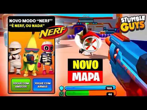 Stumble Guys adiciona novos impulsos e um novo mapa em parceria com a NERF