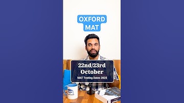 What is the Oxford MAT? #oxford #oxforduniversity #mat #oxfordmat #mathematics #computerscience