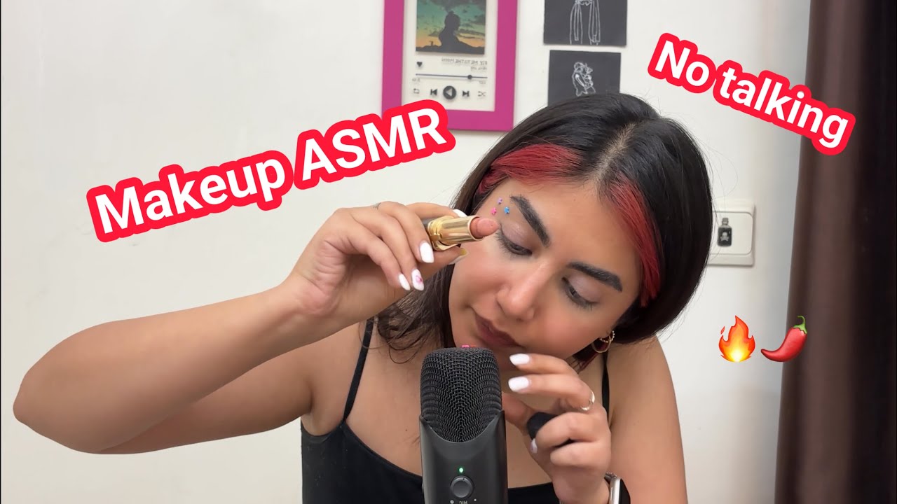ASMR Makeup Session | No Talking | Relaxing Brushes, Tapping ...