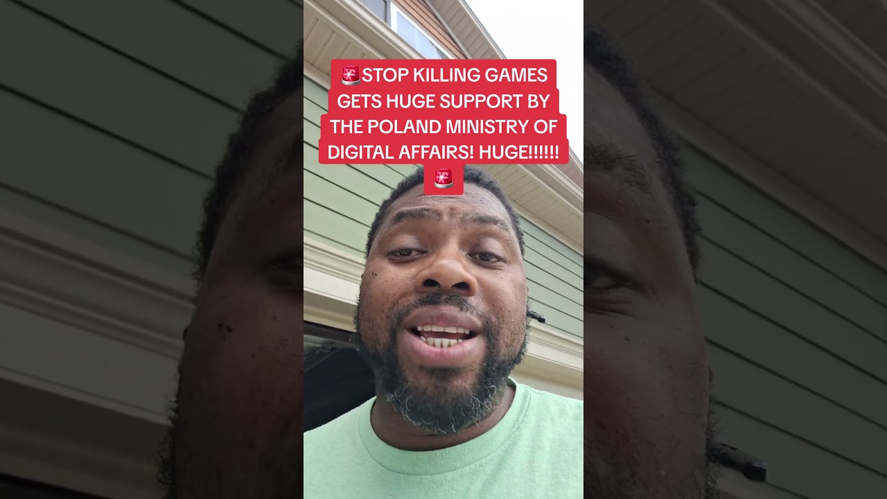 STOP KILLING GAMES GET HUGE SUPPORT BY POLAND MINISTRY OF DIGITAL AFFAIRS!