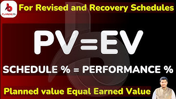 How to Make PV=EV in Primavera P6 | Planned Value Equals Earned Value | Schedule % = Performance % |