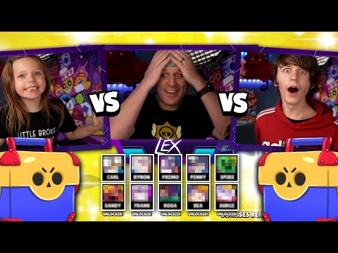 Mega Box Battle With Son And Daughter (Two Legendary Brawlers)