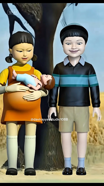 Boneka squid game hamil dan melahirkan bayi ‼️