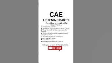 C1 Advanced (CAE) Listening Exam 2024 - Part 1, listening practice #c1advanced #cae #learnenglish
