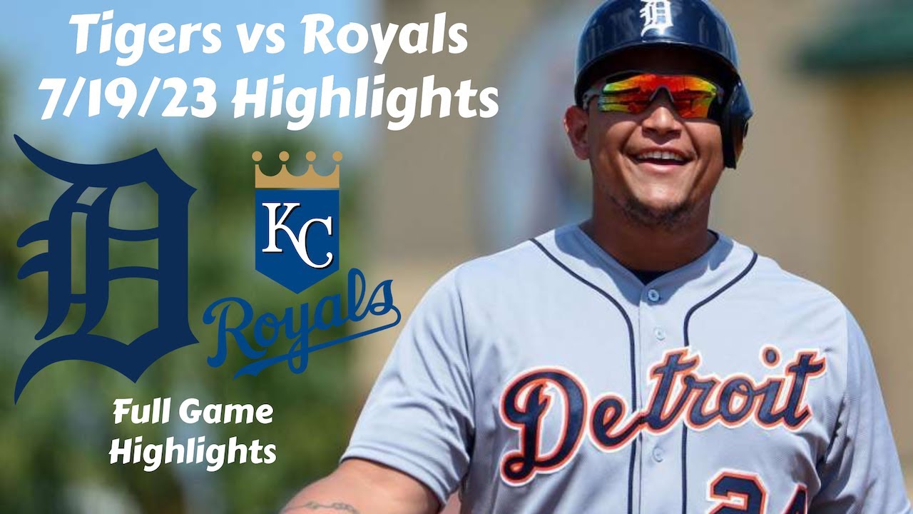 Detroit Tigers vs Kansas City Royals 7/19/23 Highlights 