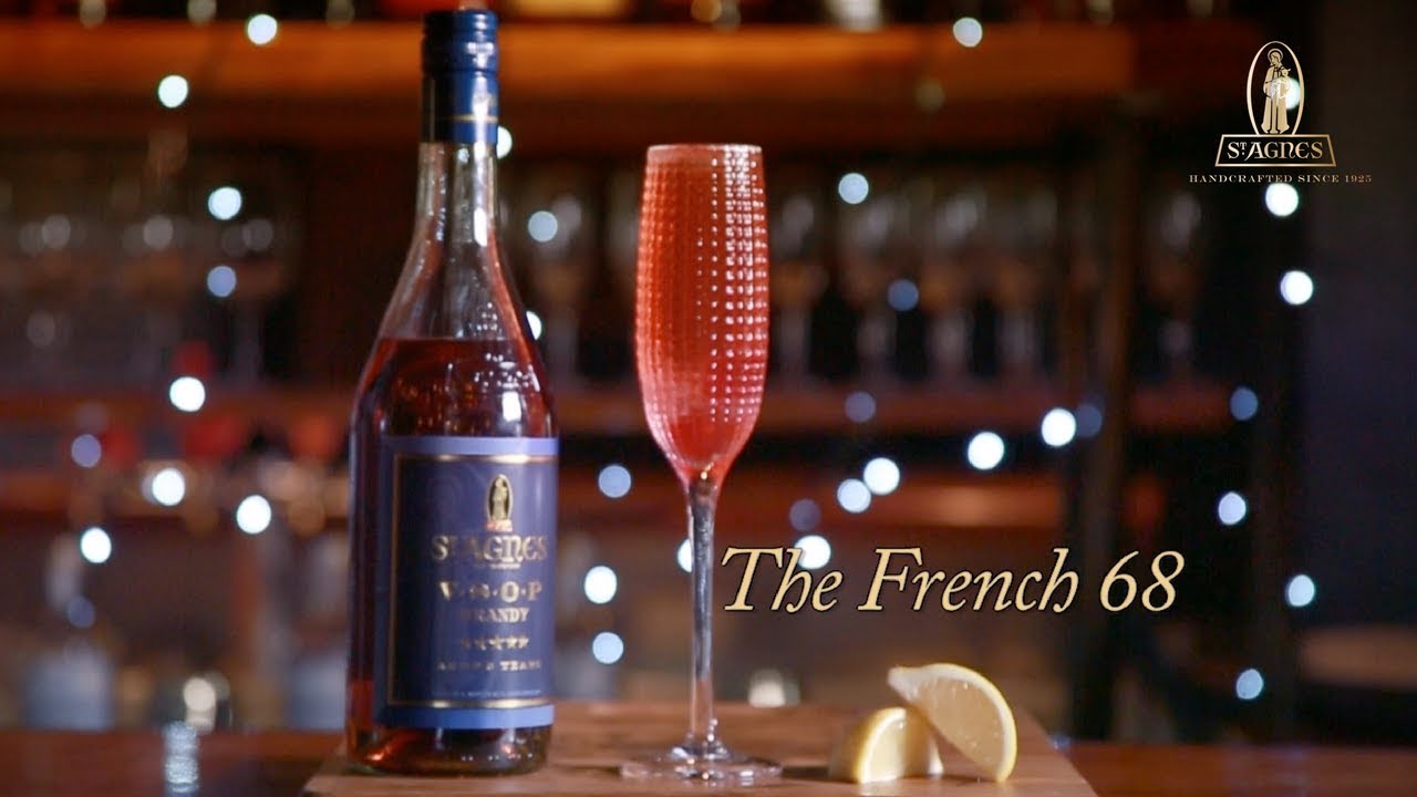 How to make a Champagne French 68 - St Agnes Brandy Cocktail Recipes