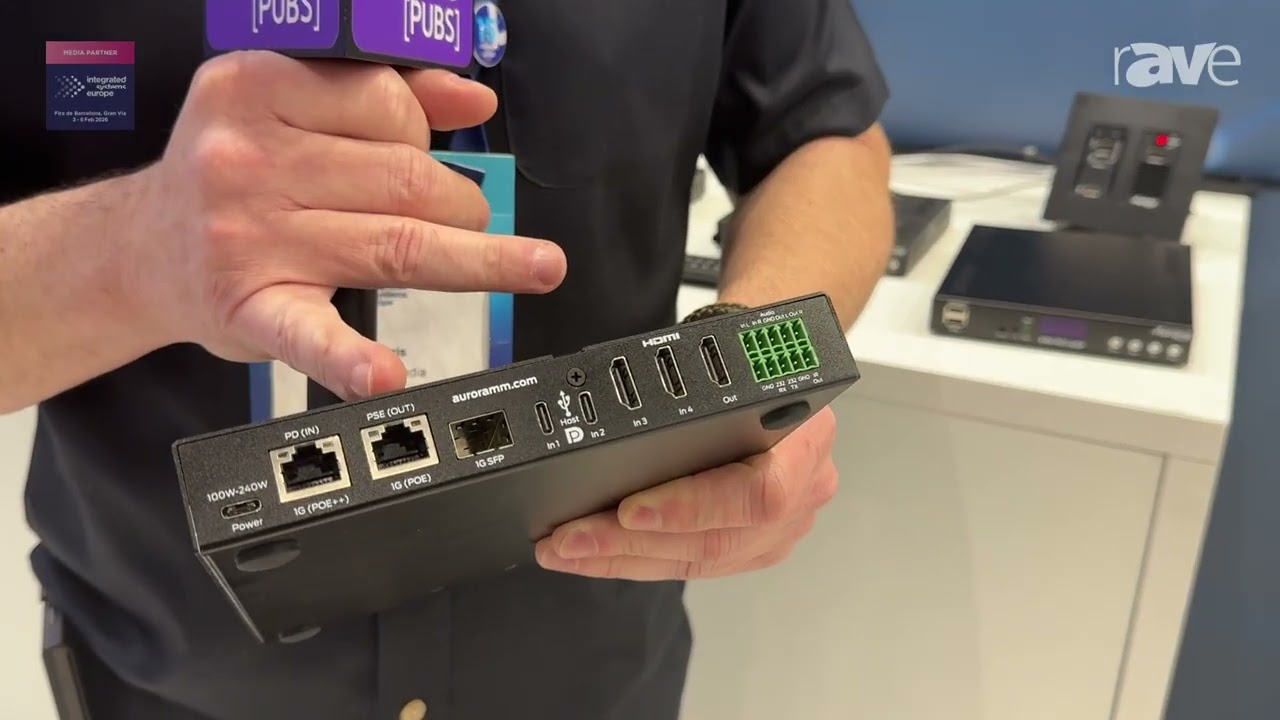ISE 2026: Aurora Multimedia Demonstrates VPX-TC1-UCP Transceiver Box