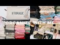 VLOG| organizing my college room, clothes, makeup & more!