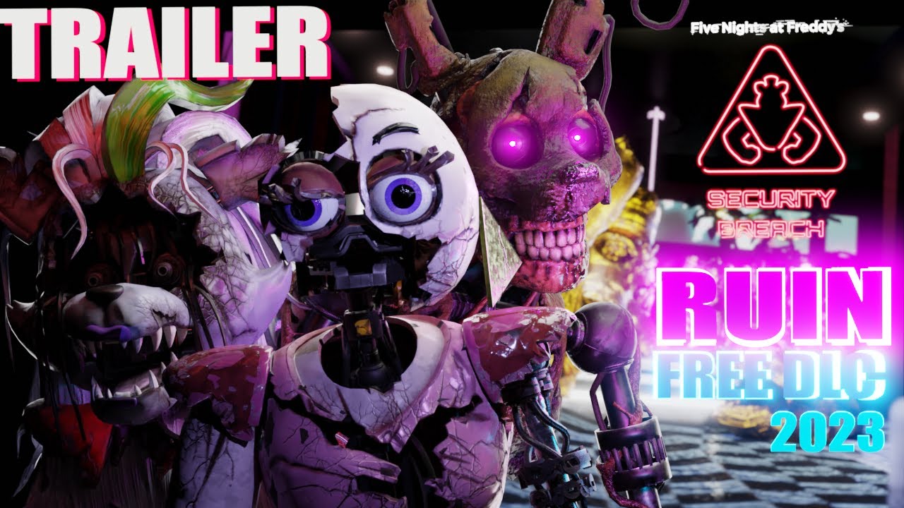 Some things I think about the FNAF Ruins trailer