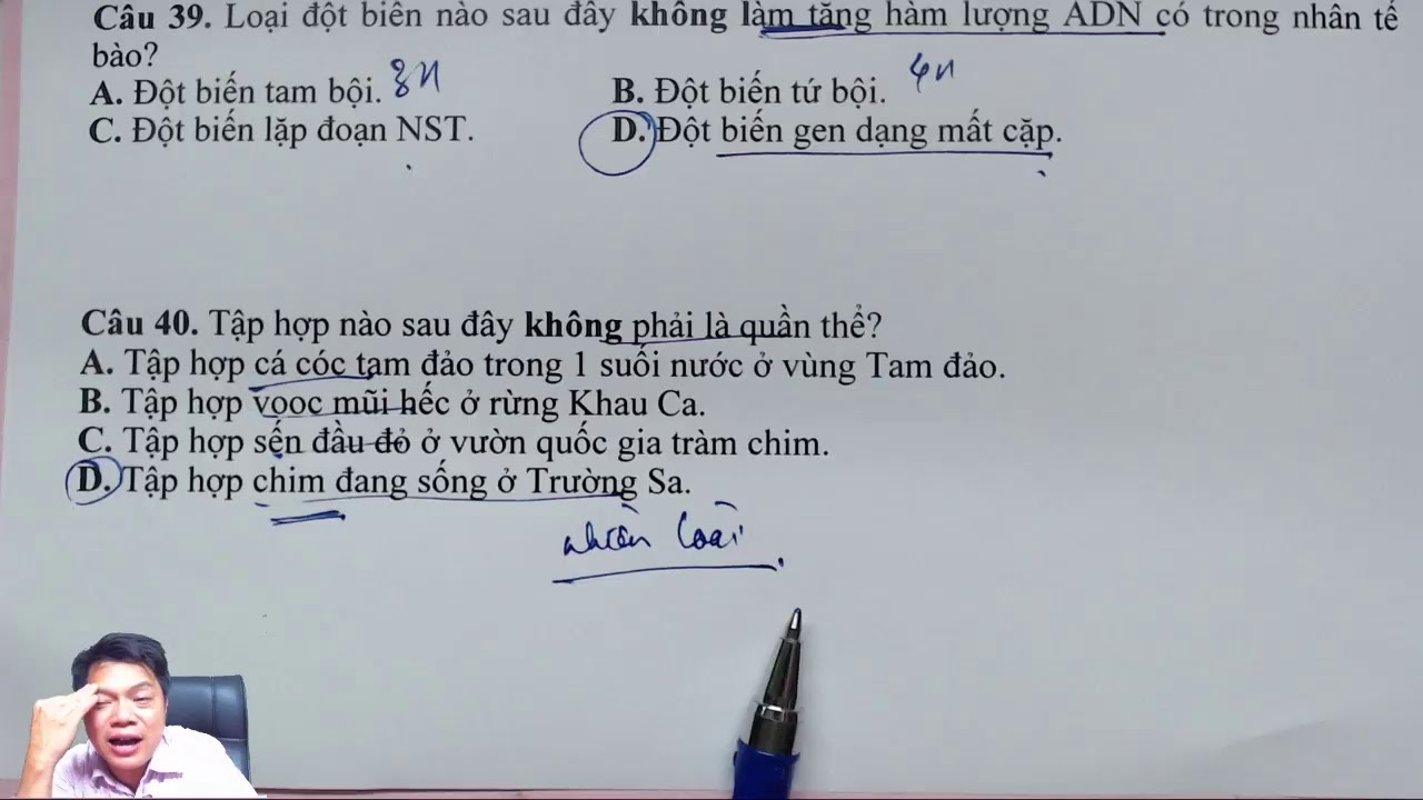 Chống liệt môn Sinh học (Đề số 5, 6) - 2021