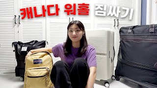 🇨🇦캐나다 워홀 출국 짐싸기vlogㅣ짐싸기 개꿀템ㅣ 다이소 6만원 쇼핑 ㅣ[무료공유] 짐싸기 체크리스트