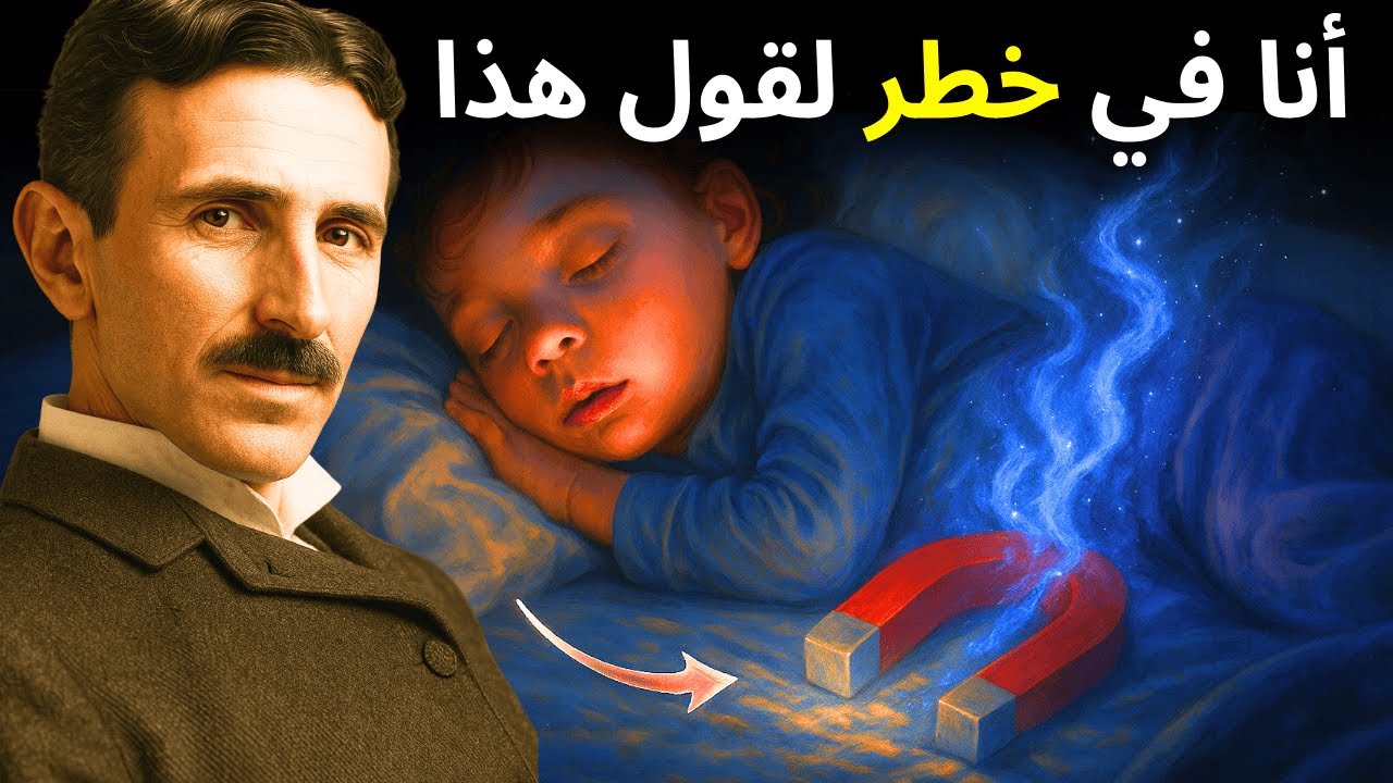 الطاقة الخفية للنوم مع مِغناطيس تحت الوسادة — نيكولا تسلا