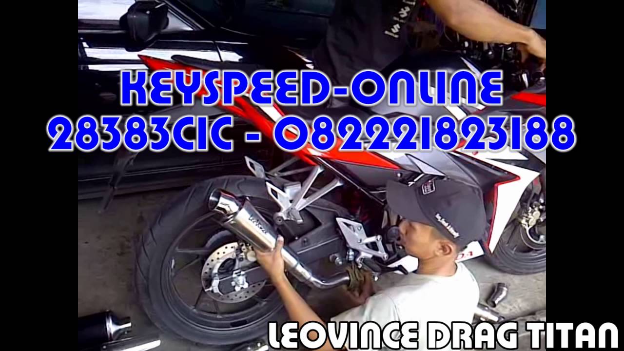 Knalpot CBR 150R K45G Facelift Leovince Drag Titan YouTube