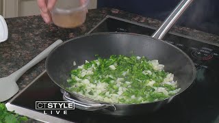 In The Kitchen: Men Who Cooks Chef Rob VanEgghen along with Lisa Savoid from Team Inc.