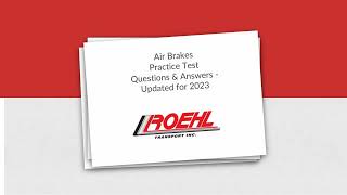 2023 Air Brakes CDL Practice Test (Updated) - Questions and Answers