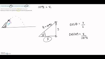 How to Find the x component of a Velocity Vector