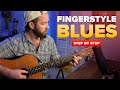 Easygoing fingerstyle blues stepbystep