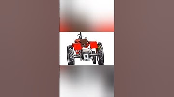 Tractor Design and Assembly in Solidworks #solidworkstutorial #3ddesign #caddesign #shorts #assembly