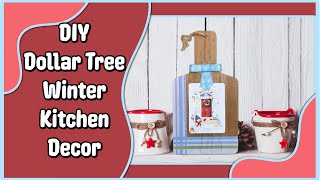 DIY Snowman Kitchen Winter or Christmas Decor | Christmas Crafts Ideas 2022 | Easy Dollar Tree DIY