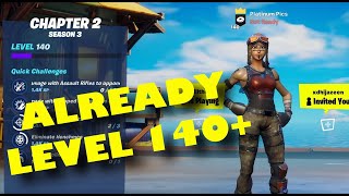 New xp glitch in fortnite season 3: tutorial (highest level the world)