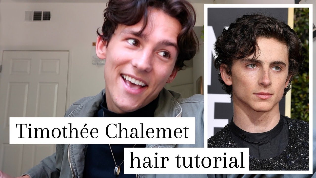 Timothee Chalamet Hair Tutorial (VERY REAL) 