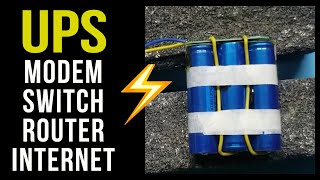 ✔Batería de EMERGENCIA / UPS / SAI de Modem, Router o Switch casero