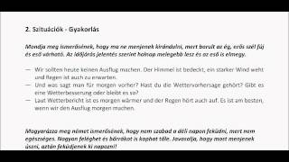 ZERO német online nyelvoktató videó 23.b lecke / deutschonline.hu