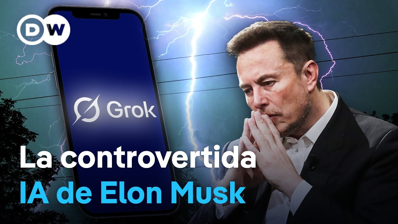 ¿Qué le pasa a Grok, el chatbot con IA de Elon Musk? - YouTube