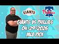 San Francisco Giants vs Philadelphia Phillies 4/29/26 MLB Pick &amp; Prediction | MLB Betting Tips