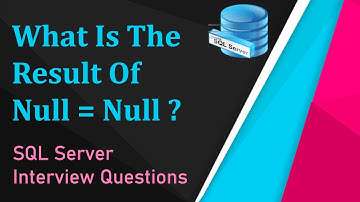 SQL Interview Question | What