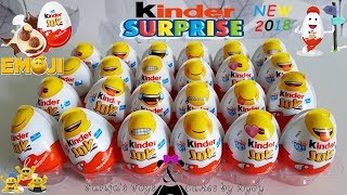 NEW Emoji Kinder Joy Surprise Eggs! April 2018