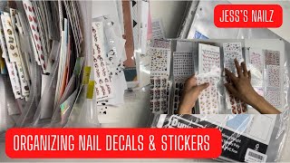 ORGANIZING NAIL DECALS/STICKERS + FULL COLLECTION | Jess’s Nailz screenshot 3