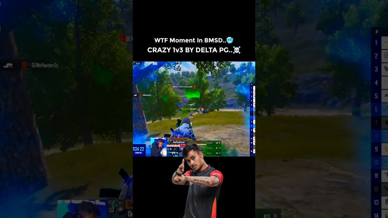 Wtf Moment In BMSD..🥶 Crazy 1v3 By Delta Pg..☠️