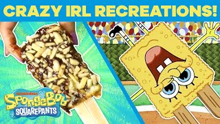 MORE Crazy IRL Recreations! Chocolate With Nuts  | #SpongeBobSaturdays