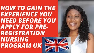 Recognition of Prior Learning(RPL) pre-registration Nursing uk/Relocate to uk via student visa.