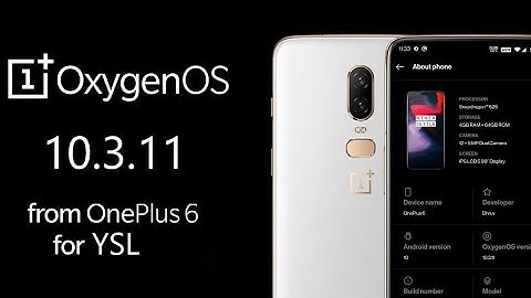 Redmi S2/Y2 : OxygenOS 10.3.11 ROM (Android 10) OnePlus 6 Port For Redmi Y2