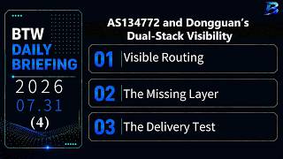 AS134772: Dongguan’s Dual-Stack Routes Are Visible—But Is Service