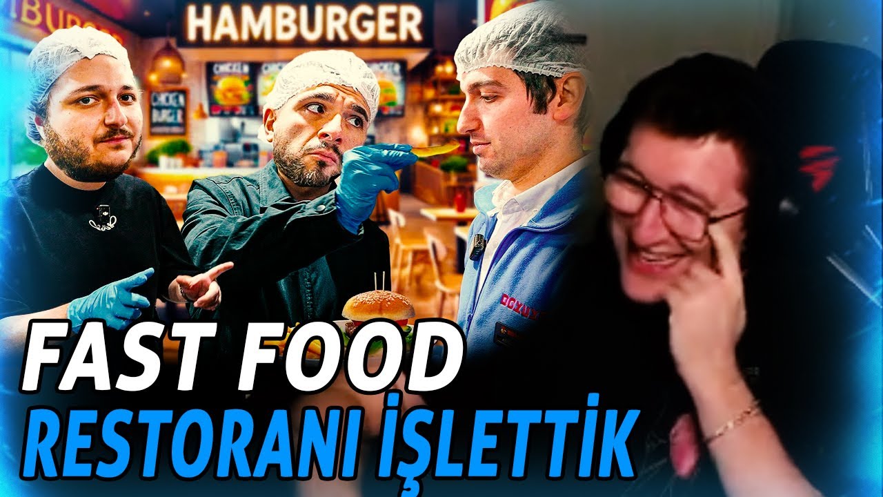 EFE UYGAÇ MESUTCAN TOMAY BİR GÜNLÜĞÜNE FAST FOOD RESTORANI İŞLETTİK İZLİYOR