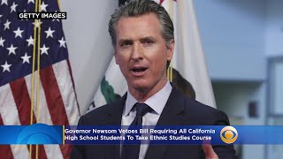 Newsom Vetoes Bill Requiring All Calif. High School Students To Take Ethnic Studies