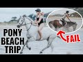 PONIES FIRST TIME AT THE BEACH ~ And behind the scenes of our equestrian photoshoot