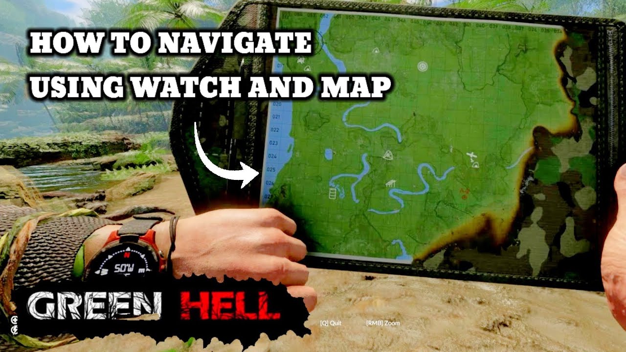 Green Hell How To Use Watch And Map Greenhelltips Youtube